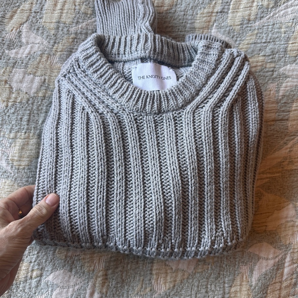 The Knotty Ones Delcia Sweater Cloud Grey size S - Picture 4 of 10